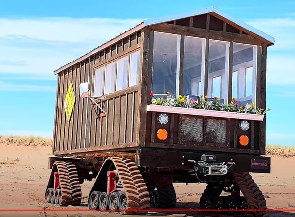 The coolest off grid bug out vehicle-tiny house in the world!