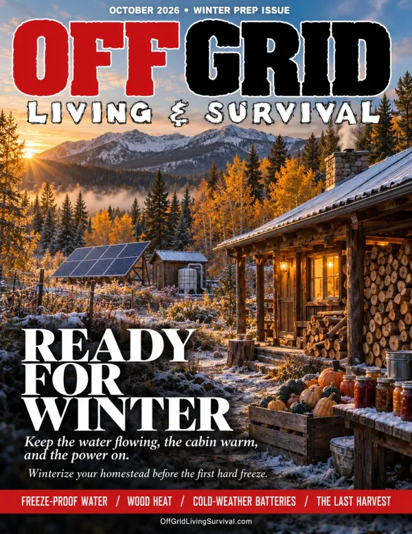 The latest issue of Off Grid Living & Survival Magazine