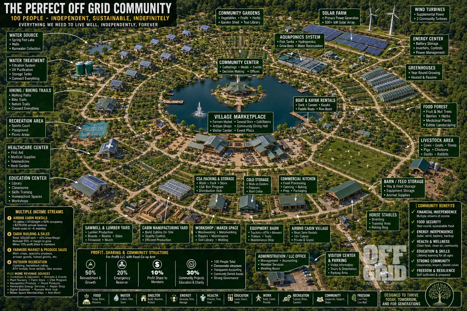 The Perfect Off Grid  Community Doesn't Exist! This Community Is Probably The Closest You Can Ever Get